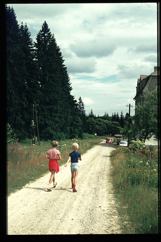 03.Boehmerwald  aug 1973 Brigitte,Peter.JPG